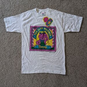 Barneys New York White Graphic Tee